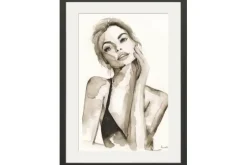 Art Print A Womans Face