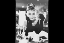 Art Print Audrey Hepburn Zwart-wit AAE178