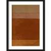 Art Print Bruin Roze Achtig Geen