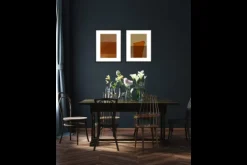 Art Print Bruin Roze Achtig Geen