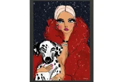 Art Print Dotted Doggy