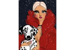 Art Print Dotted Doggy