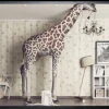 Art Print Giraf in de gang SHJ605