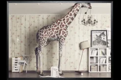 Art Print Giraf in de gang SHJ605