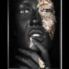 Art Print Gold Face SHI729