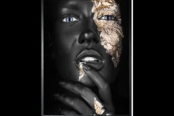 Art Print Gold Face SHI729