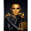 Art Print Golden Face FEM-068