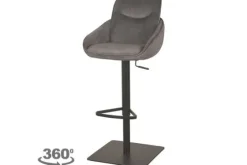 Barkruk Antraciet Cosmo DX-74.017 Beauty