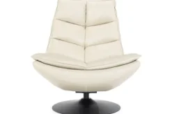 Draaifauteuil - beige boho leder | 95937 Sven