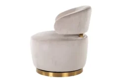 Draaifauteuil 210846 Khaki Velvet  Maxime