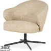 Draaifauteuil 96349 taupe Connor