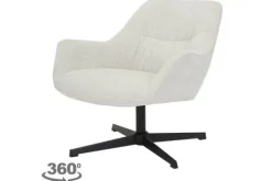 Draaifauteuil Greige Daphne