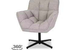 Draaifauteuil Naturel IH-50.203 Ian