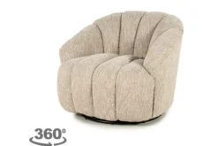 Draaifauteuil taupe 250187 Sogno