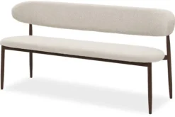 Eetbank Beige Walnut Kumo