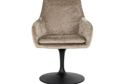 Eetkamerstoel 211952 Taupe Chenille Marlon