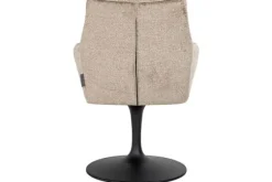 Eetkamerstoel 211952 Taupe Chenille Marlon