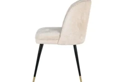 Eetkamerstoel 210855 White Chenille Alicia