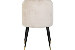 Eetkamerstoel 210855 White Chenille Alicia