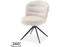 Eetkamerstoel Almond White Carro