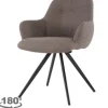Eetkamerstoel Boucle Brown Doreen