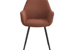 Eetkamerstoel Boucle Leaf Brown Luca