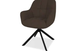Eetkamerstoel Dark Brown Alba