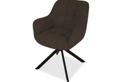Eetkamerstoel Dark Brown Alba