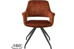 Eetkamerstoel Rust Velvet Capp