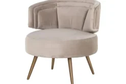 Fauteuil 211049 Khaki Velvet Hazel