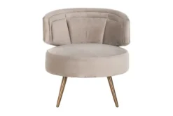 Fauteuil 211049 Khaki Velvet Hazel