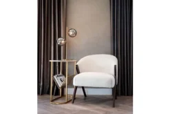 Fauteuil 211290 White Bouclé Mia