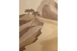 Glasschilderij Rocky Palm