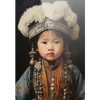 Glasschilderij Traditional Child