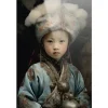 Glasschilderij Traditional Child