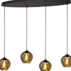 Hanglamp 2264-05-100-40-4-3 Quinto Smoke