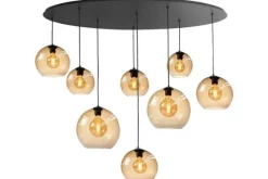 Hanglamp Amberglas Fantasy