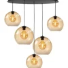 Hanglamp Amberglas Fantasy