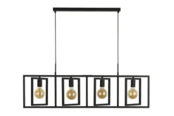 Hanglamp 23203-4BK Plaza