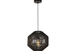 Hanglamp 11203-1BK Wicker