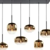 Hanglamp goudkleurig glas Bellini