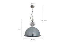 Hanglamp 7586GR Bikkel