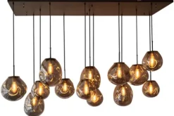 Hanglamp 13-lichts Smoked Boaz