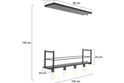 Hanglamp 2983ZW Buckley Mexlite
