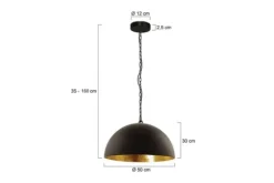 Hanglamp 2555ZW Semicirkel