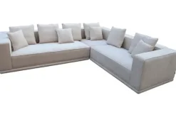 Hoekbank 212308 Beige Chenille Lusso
