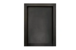 Inzethaard klein zwart