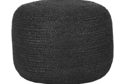 Poef Zwart SH-24.091 Jute
