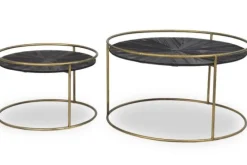 Salontafelset Black wood 706936 Caly