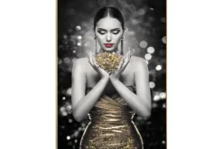 Schilderij Lady CA-DRESS Canvas Art